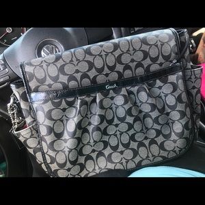 Coach diaper bag